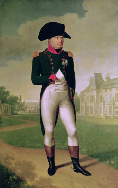 Napoleon I in Front of the Chateau de Malmaison by Baron François Pascal Simon Gérard